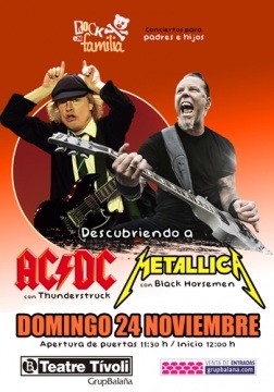 Rock en familia - Descubriendo AC/DC y Metallica